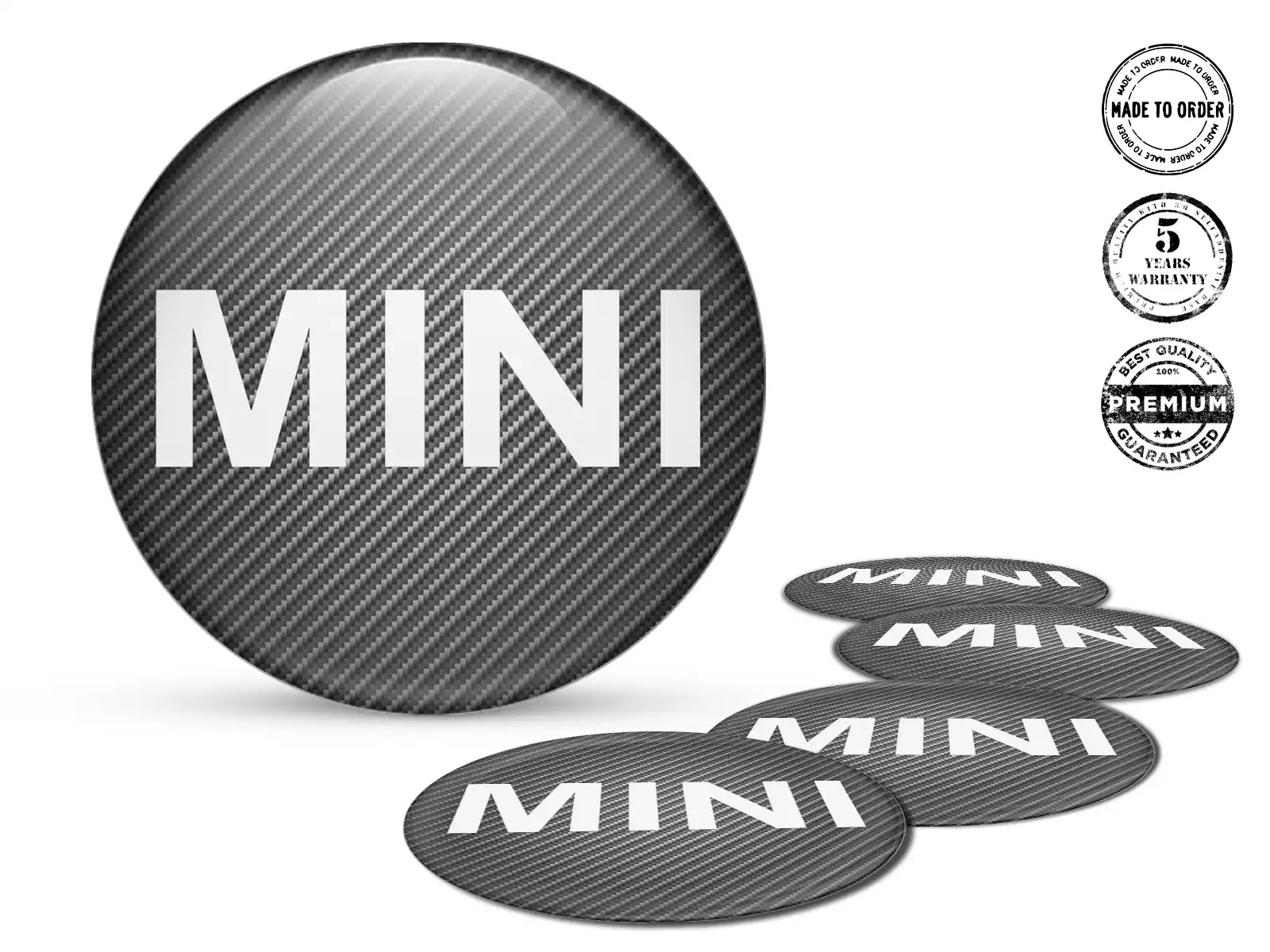 Mini Cooper Édition Décalques Jantes Étiquettes Époxy Premium